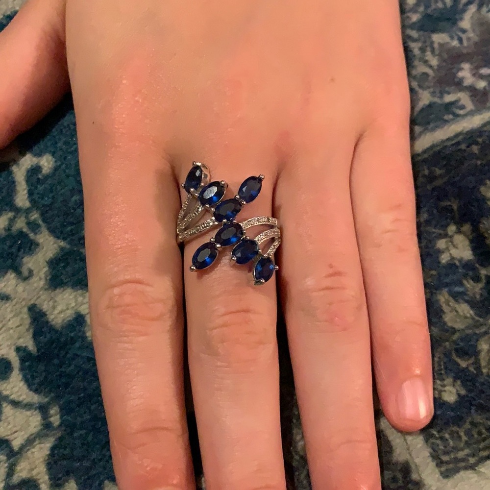 Authentic Tanzanite stone ring
